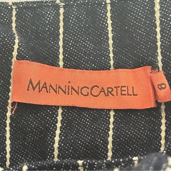 Manning Cartell Pinstriped Waist Tie Denim Shorts - Picture 10 of 14